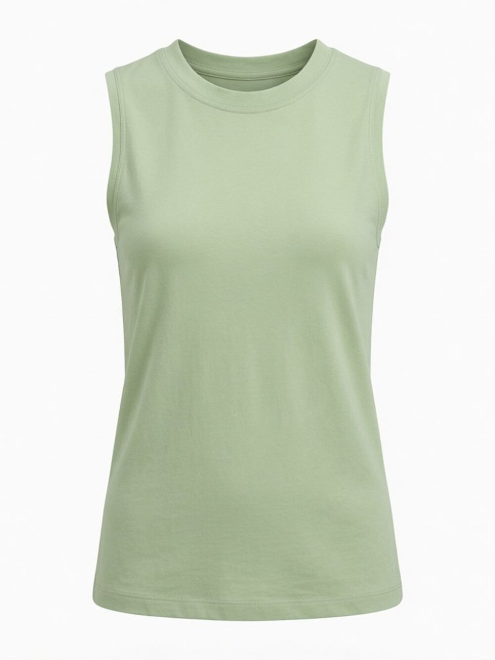 Lululemon All Yours Boyfriend Tank Mint Green Sz 0 Cotton Workout Athleisure EUC